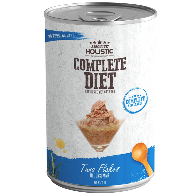 Absolute Holistic Complete Diet Wet Cat Food - Tuna Flakes