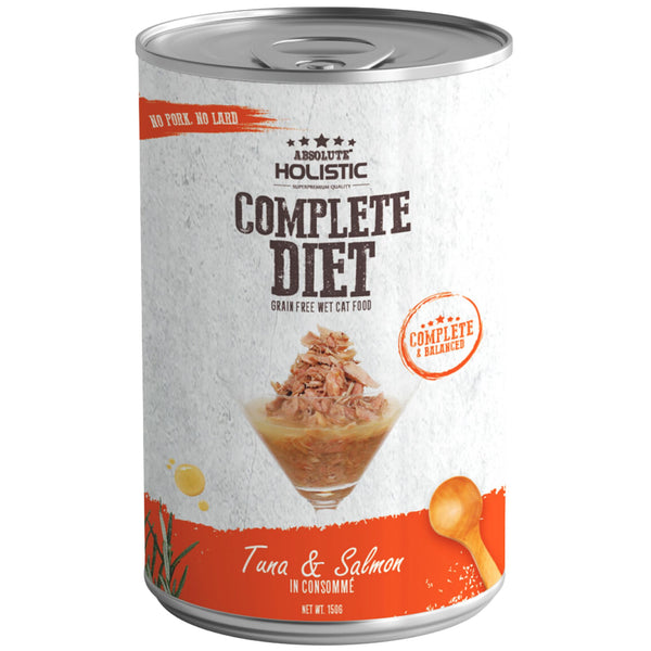 Absolute Holistic Complete Diet Wet Cat Food - Tuna &  Salmon