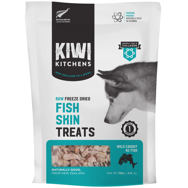 Kiwi Kitchens Freeze-Dried Dog Treat Fish Skin