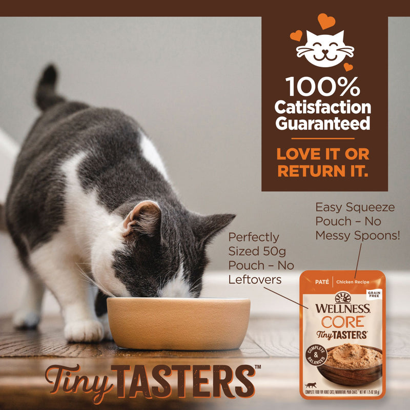 Wellness Core Wet Cat Food Tiny Tasters Chicken Pate