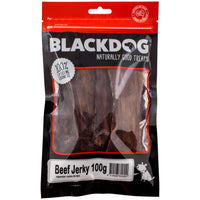 BlackDog Beef Jerky Dog Treats packaging front