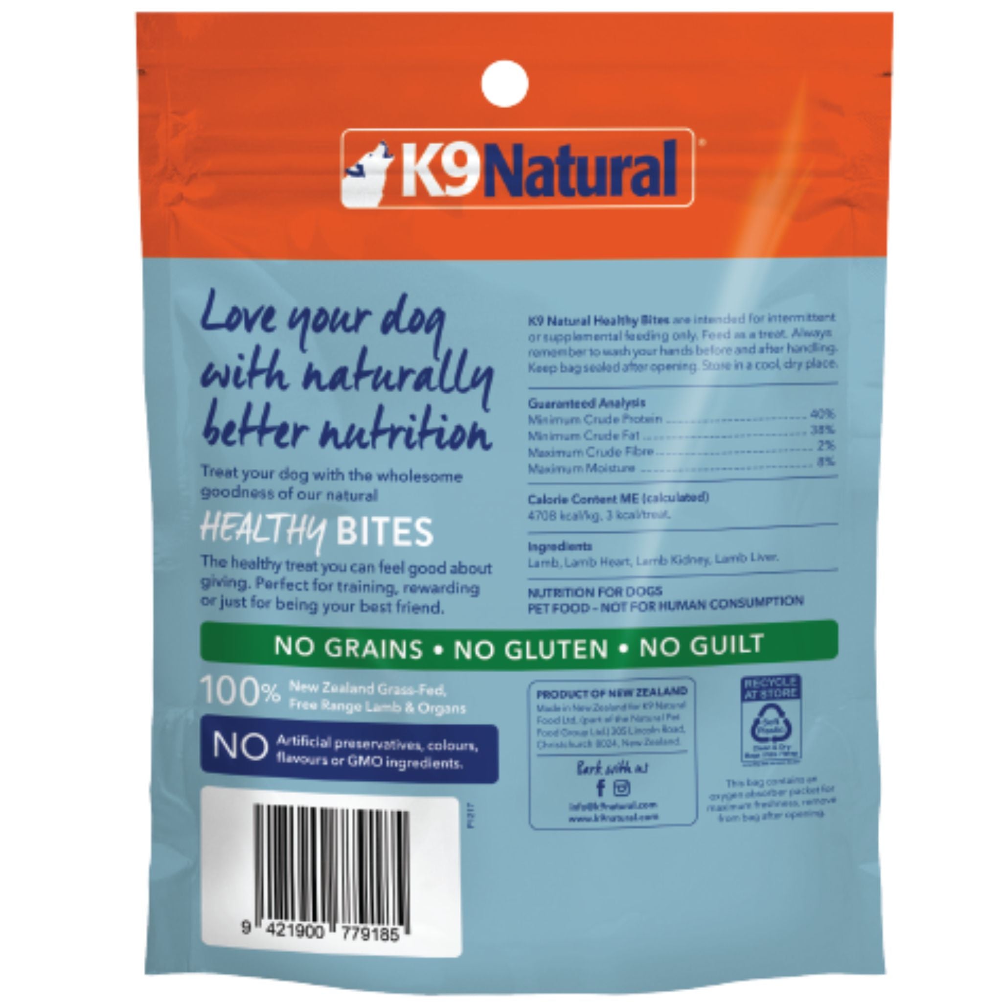 K9 Natural Treats Lamb & Organs Healthy Bites
