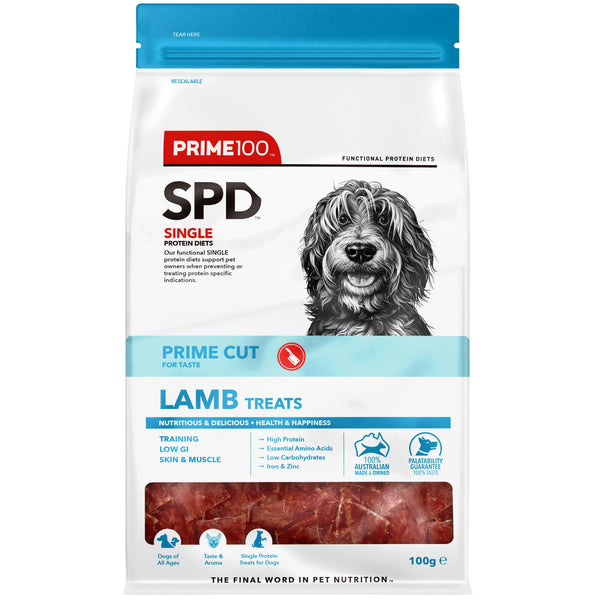 Prime100 SPD Prime Cut Lamb Treats for Dog