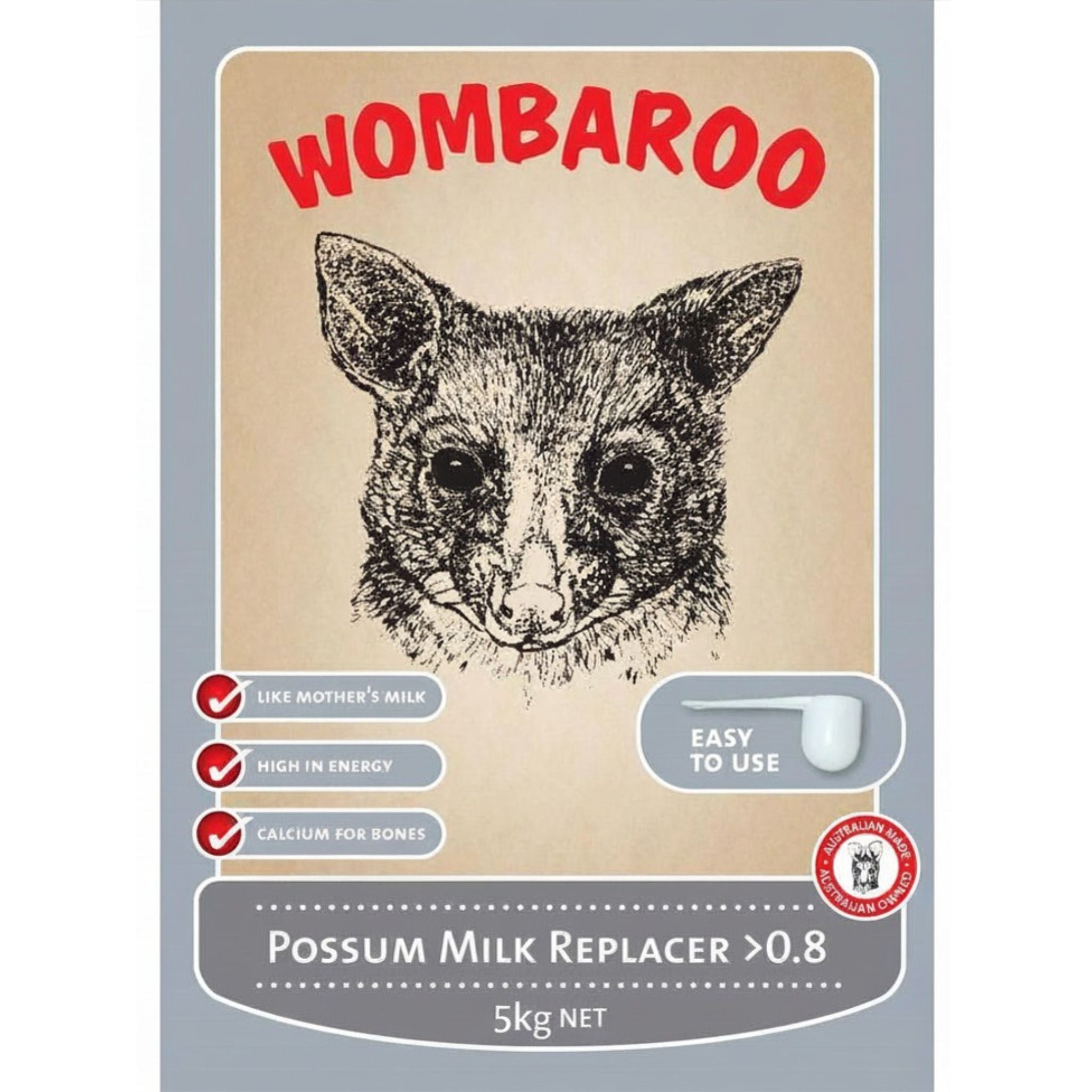 Wombaroo Possum Milk Replacer >0.8