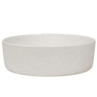 Lilly and Dash ceramic pet bowl in Milk Speckle, 1.75L, speckled off-white glaze