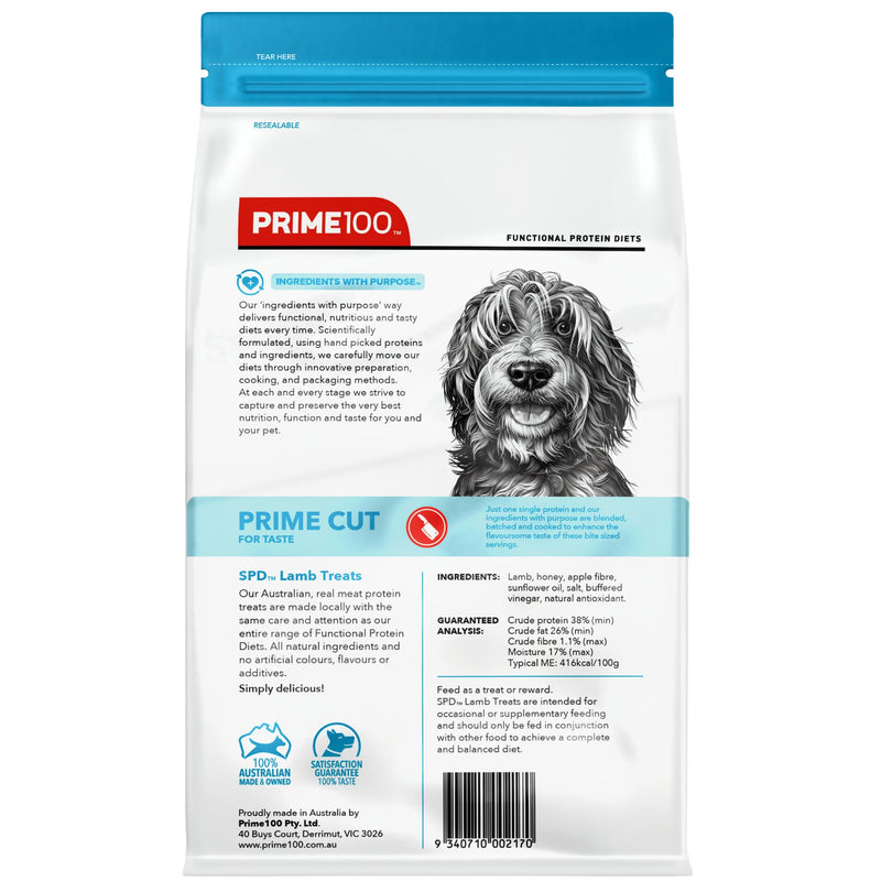 Prime100 SPD Prime Cut Lamb Treats for Dog