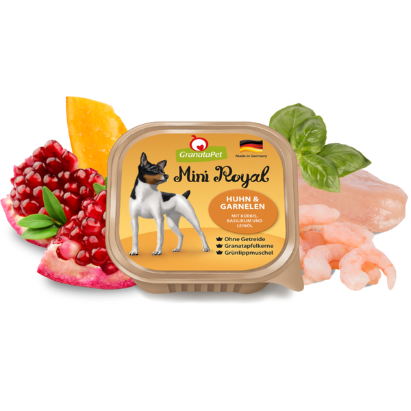 GranataPet Mini Royal Wet Dog Food - Chicken & Prawn