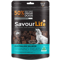 SavourLife Australian Salmon Training Treats, bite-size and chicken free, 150g, dog treats