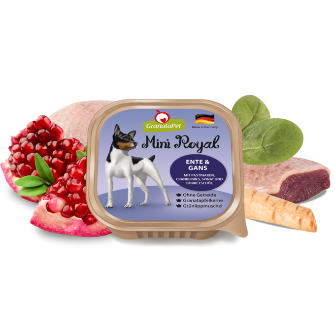GranataPet Mini Royal Wet Dog Food - Duck & Goose