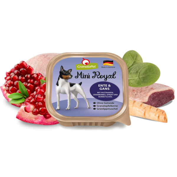 GranataPet Mini Royal Wet Dog Food - Duck & Goose