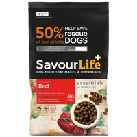 SavourLife Essentials Australian Beef with veggies and rice, no artificial additives, 15kg, dry dog food
