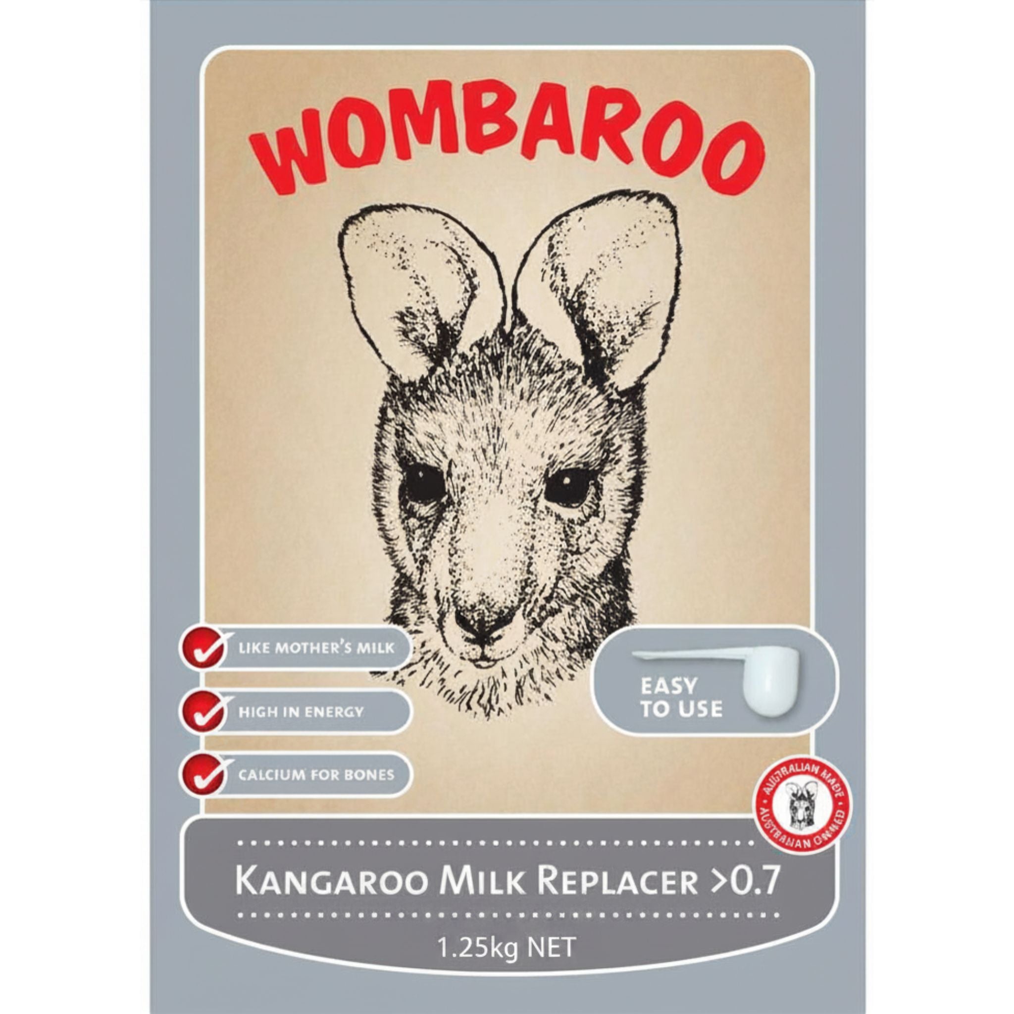 Wombaroo Kangaroo Milk Replacer >0.7