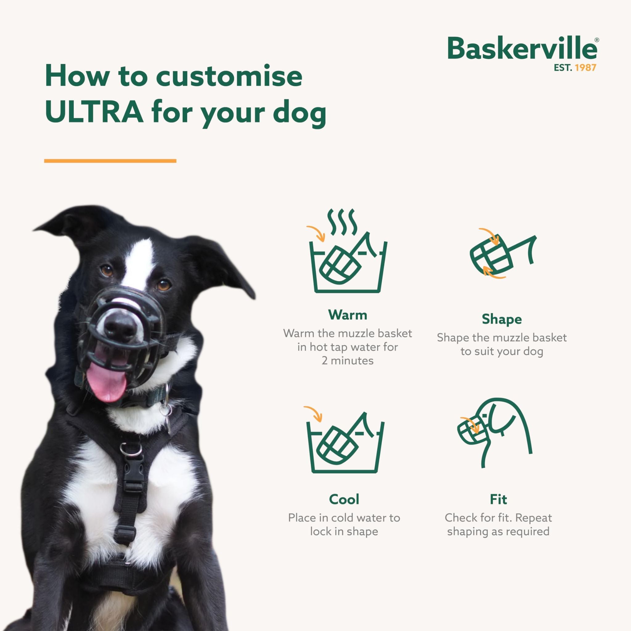 Baskerville Ultra Dog Muzzle Black