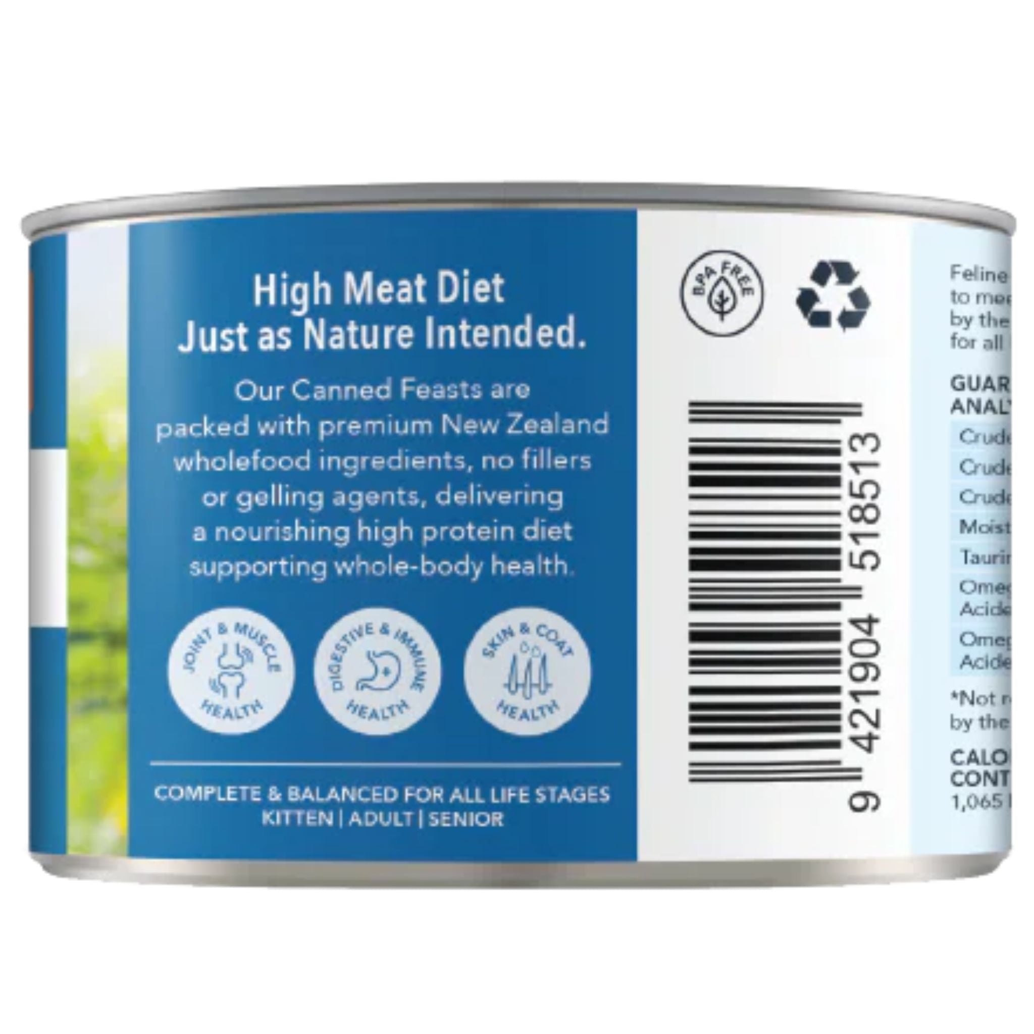 Feline Natural Canned Beef Feast