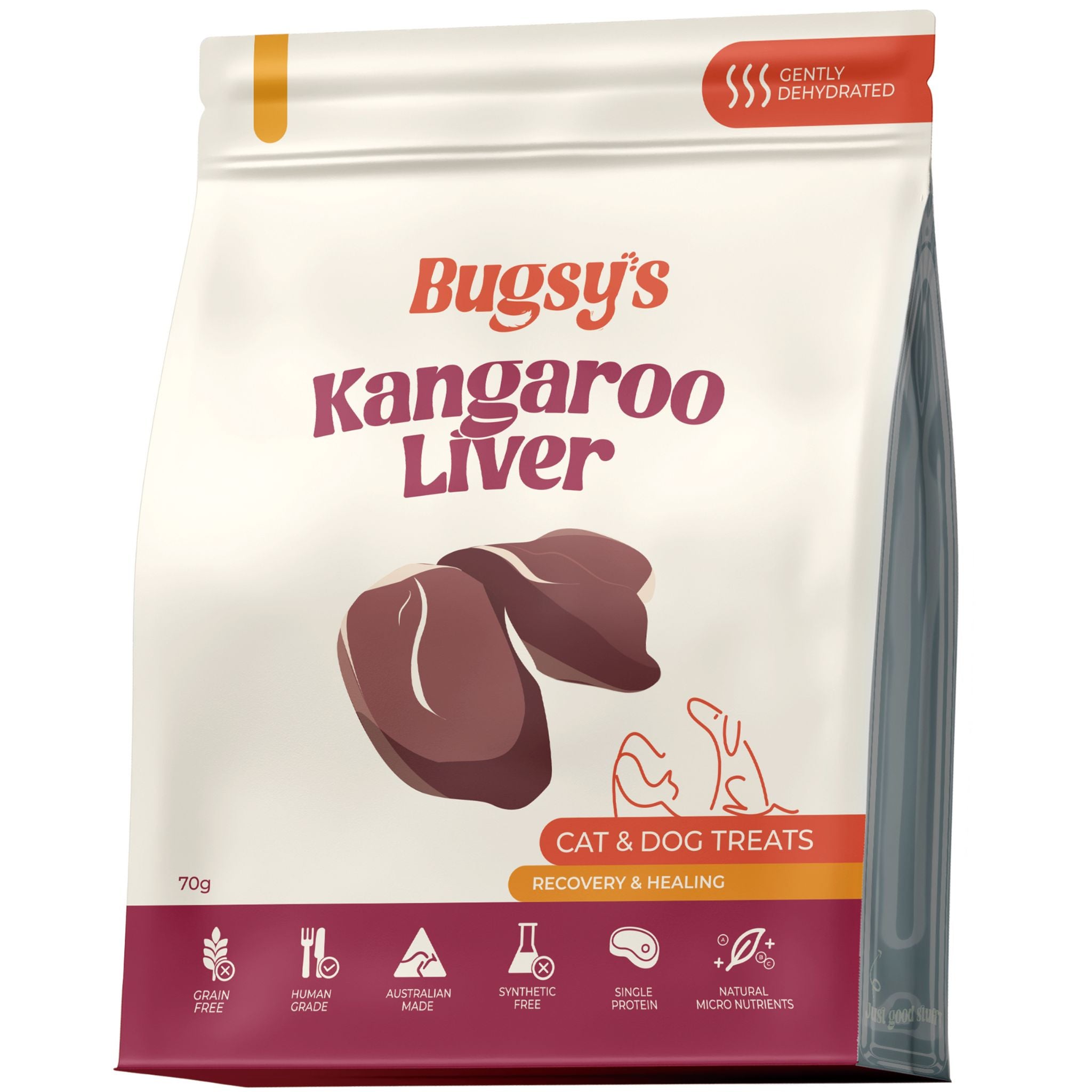 Bugsy's Kangaroo Liver Pet Treats