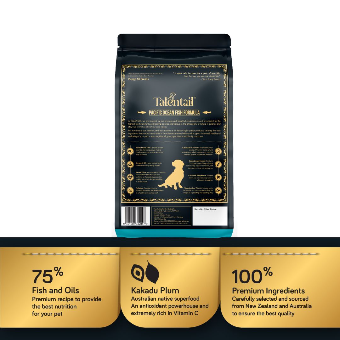 Talentail Ultimate Premium Dry Puppy Food Pacific Ocean Fish
