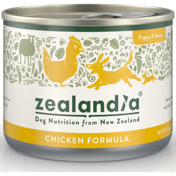 ZEALANDIA Premium Wet Dog Food Chicken for Puppy & Mama 185g x 24