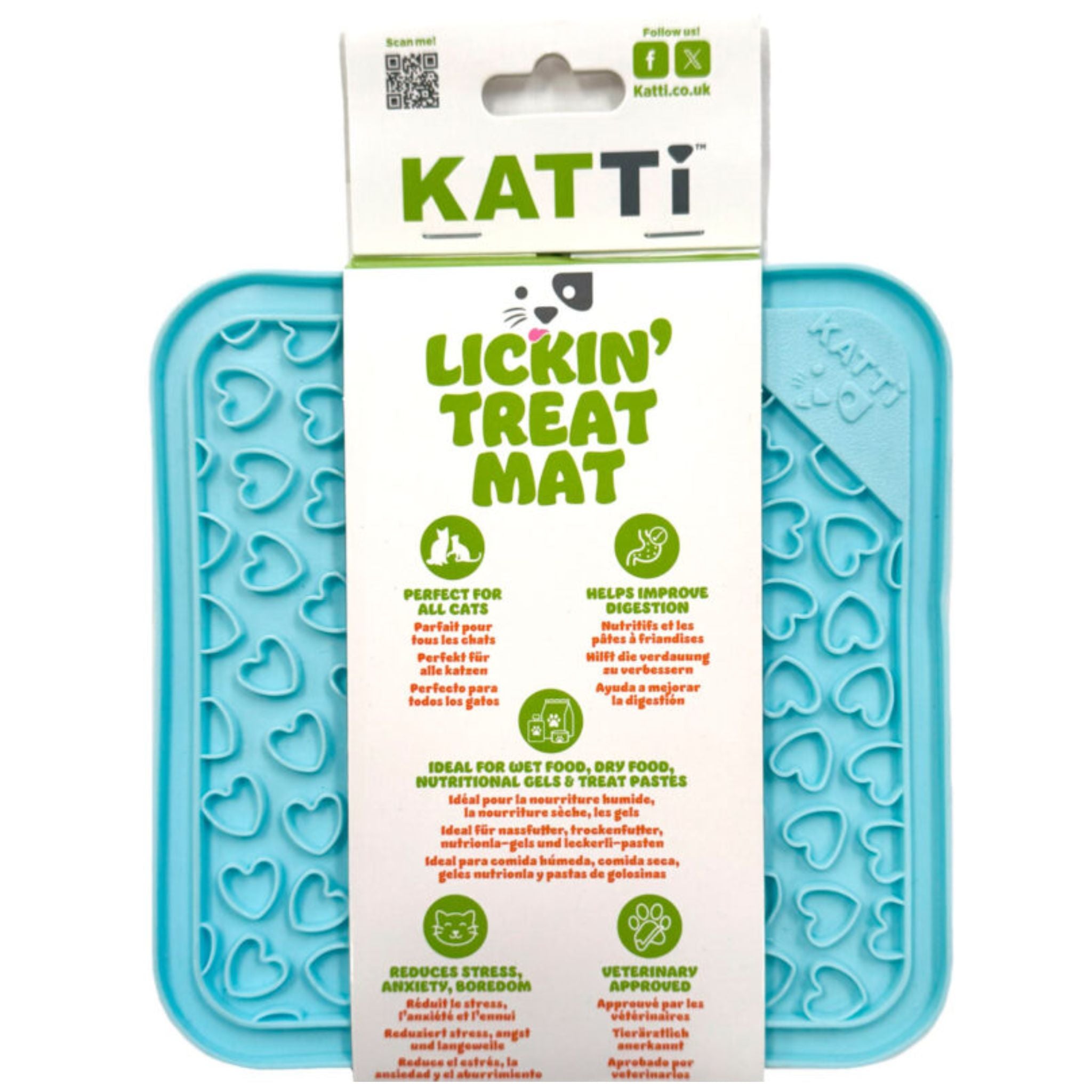 Katti Lickin Treat Mat Heart