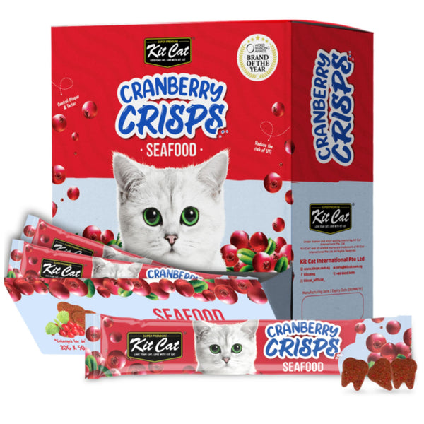 Kit Cat Cranberry Crisps Seafood Cat Treats