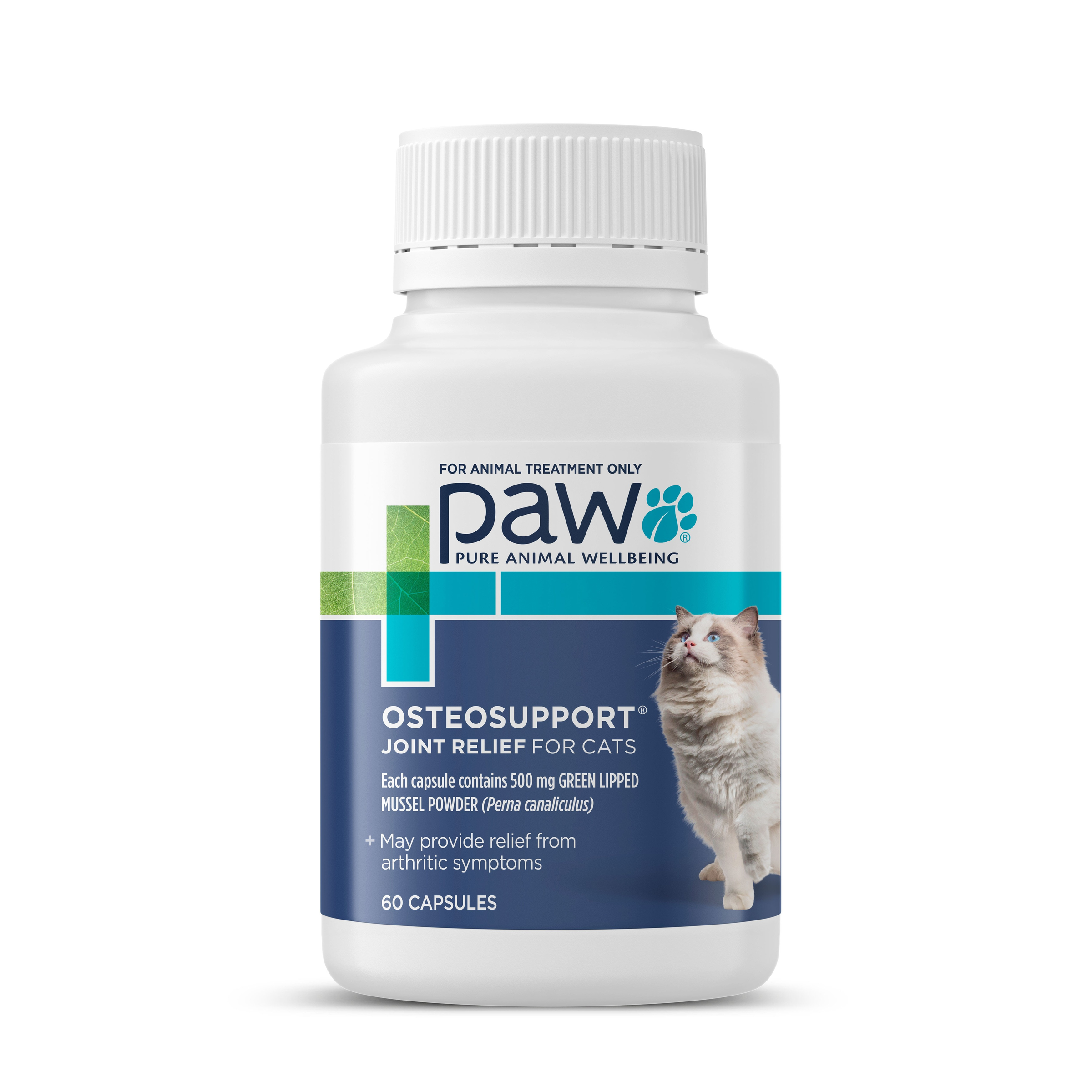 PAW by Blackmores OsteoSupport Joint Care Powder for Cats front of pack