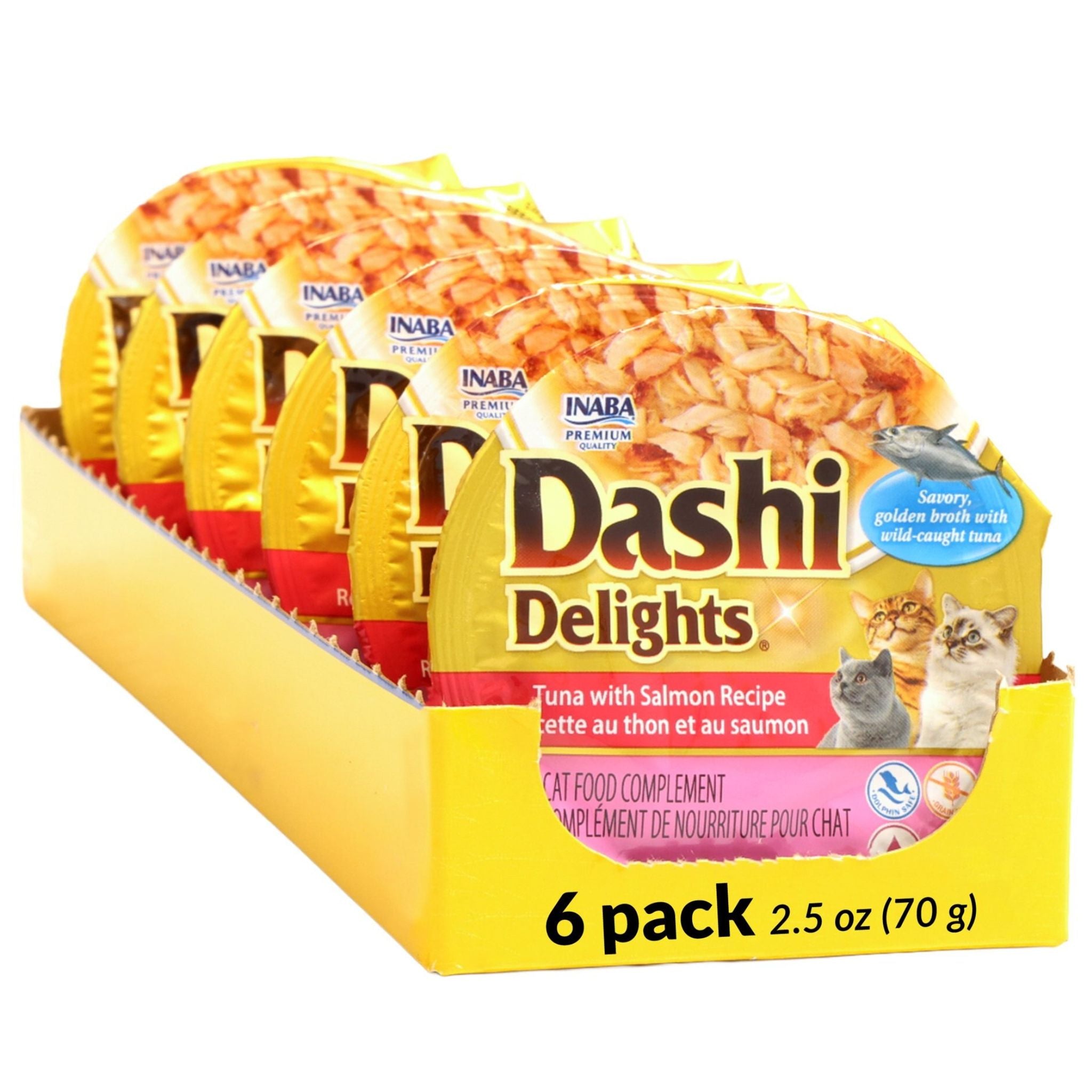 Inaba Cat Treat Dashi Delights Cup Tuna with Salmon