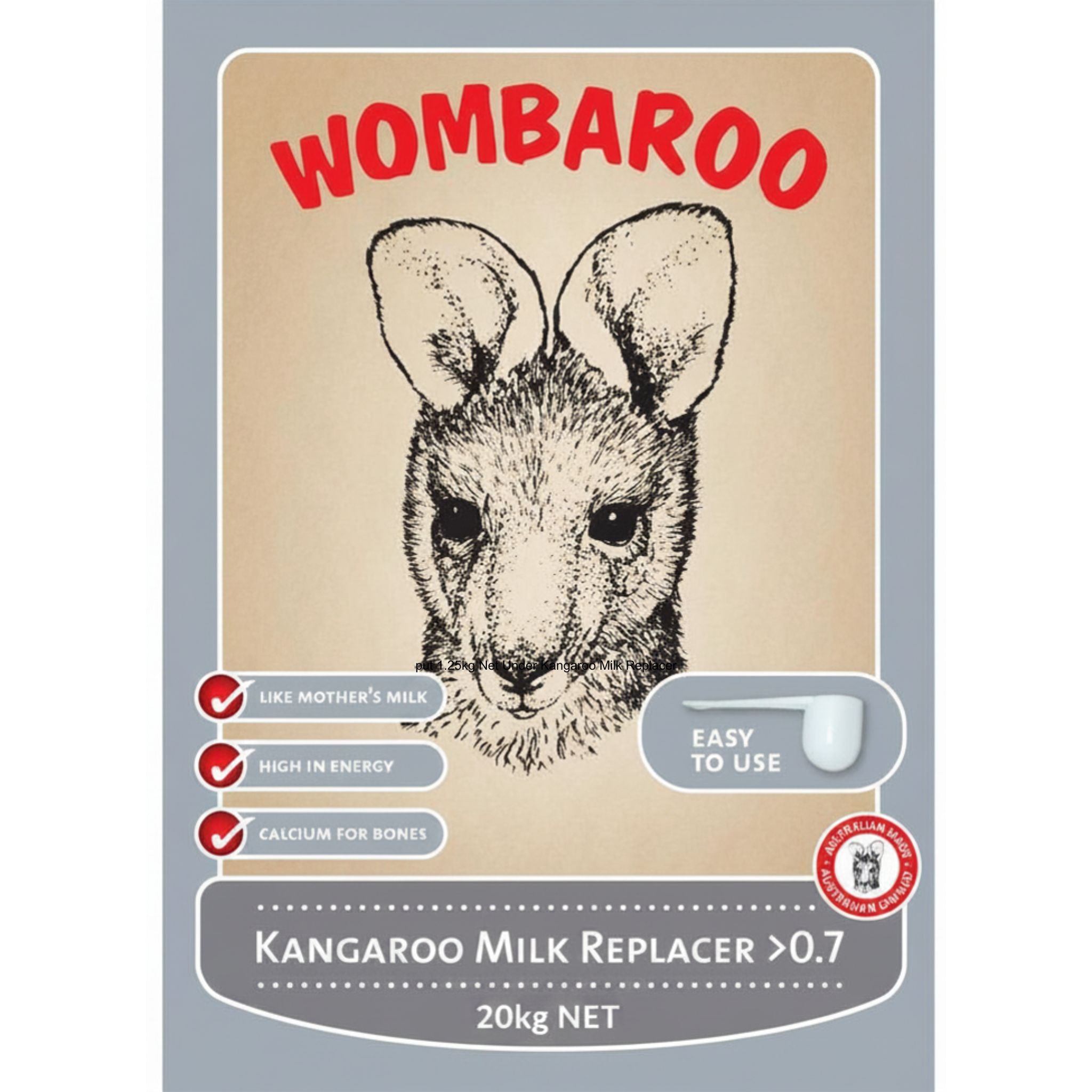 Wombaroo Kangaroo Milk Replacer >0.7