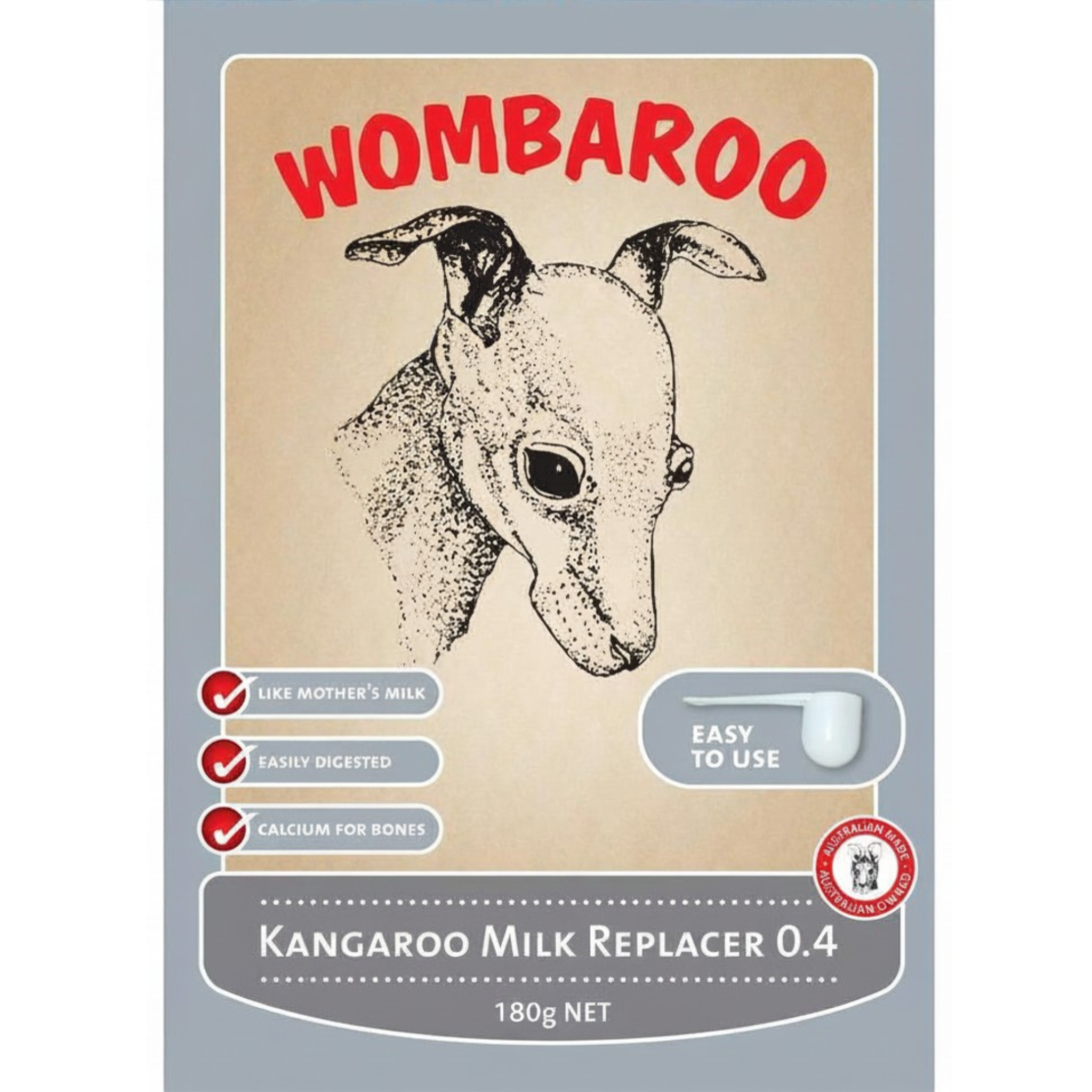 Wombaroo Kangaroo Milk Replacer 0.4