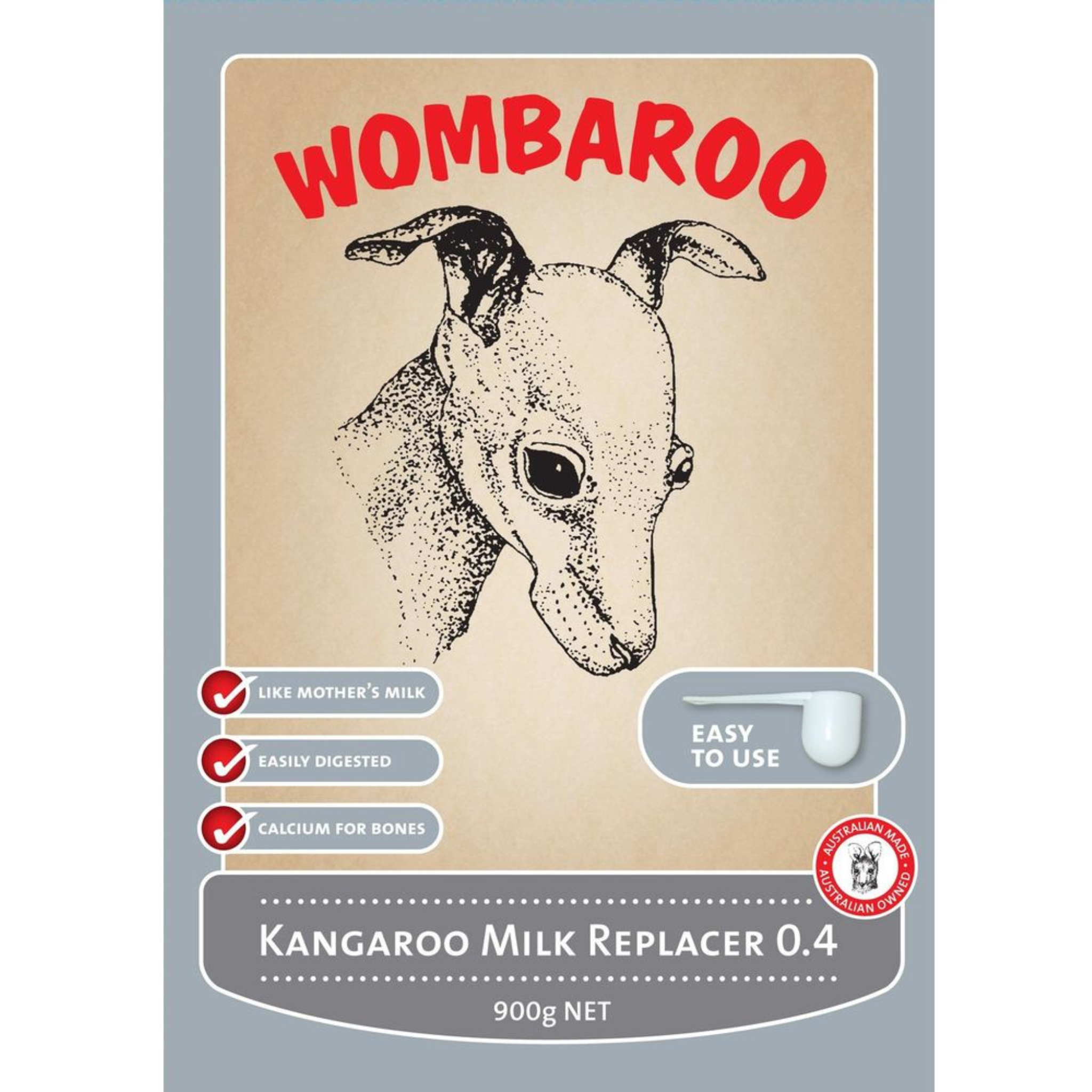Wombaroo Kangaroo Milk Replacer 0.4