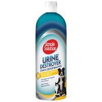Simple Solution Urine Destroyer 1 litre flip-top pour bottle, front of pack