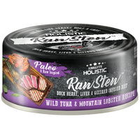 Absolute Holistic Raw Stew Wild Tuna & Mountain Lobster Recipe, 80g can front