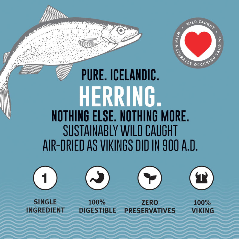 Icelandic+ Dog Treats Herring Whole Fish