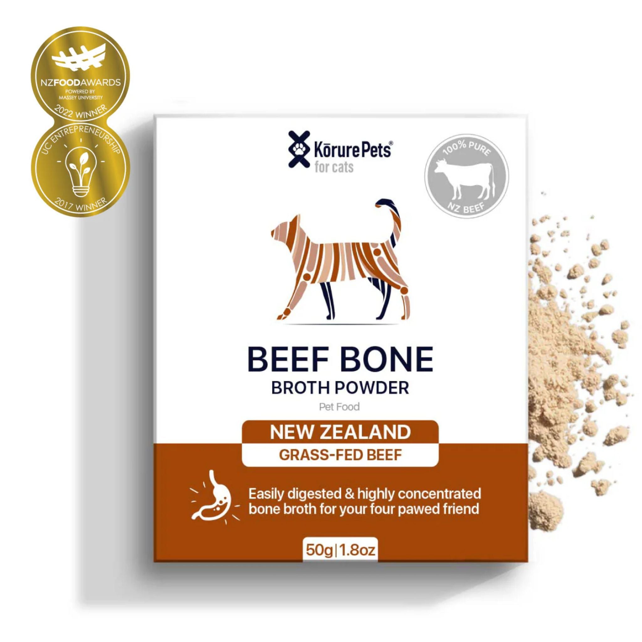 Korure Pets Beef Bone Broth Powder for Cats