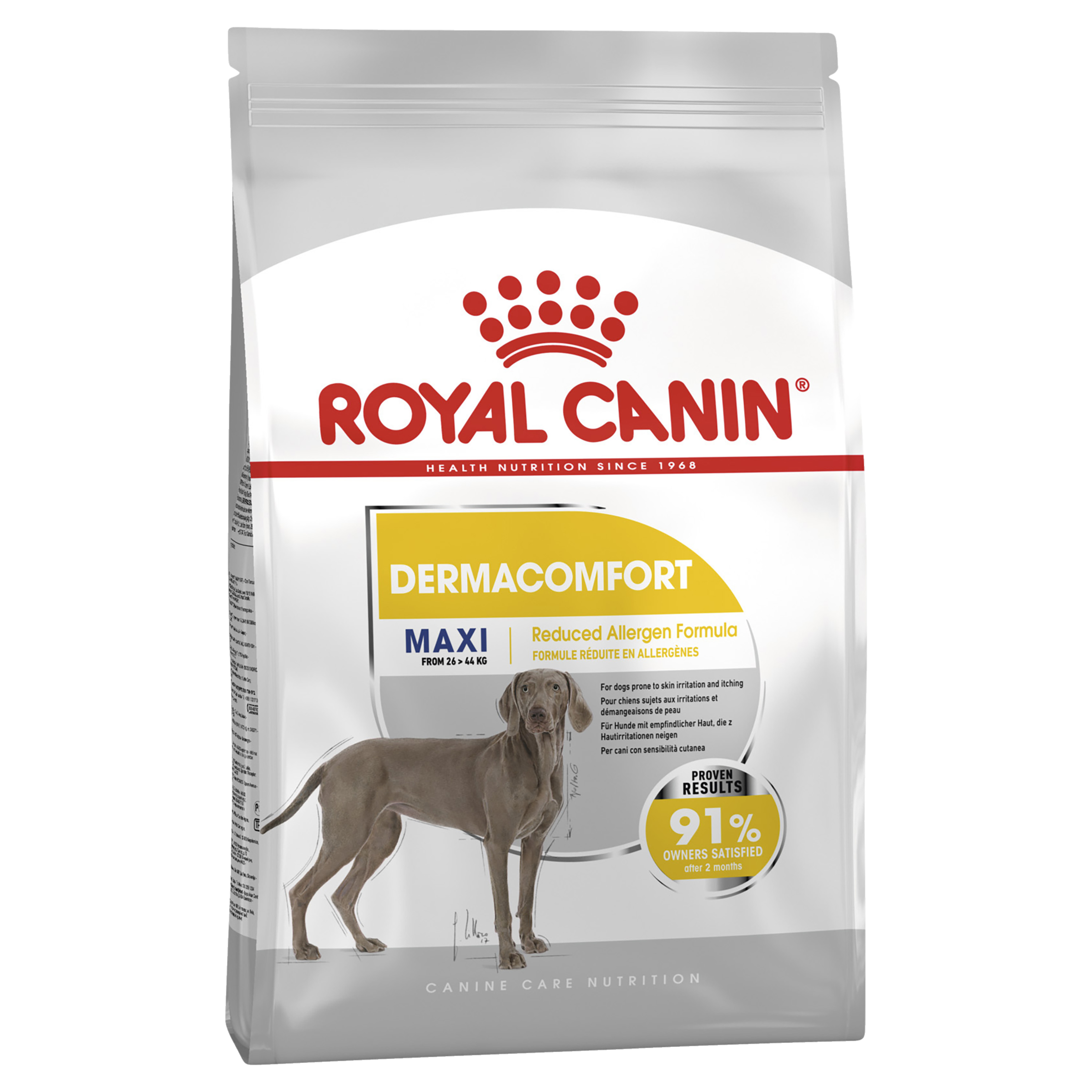 Royal Canin Maxi Dermacomfort front of pack