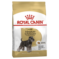 Royal Canin Miniature Schnauzer Adult dry dog food, front of pack