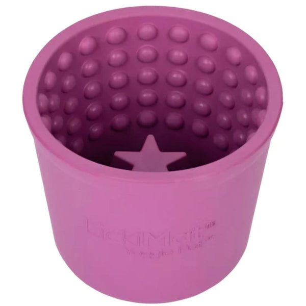 LickiMat Dog Yoggie Pot -Purple | PeekAPaw Pet Supplies