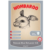 Wombaroo Possum Milk Replacer <0.8, 800g, for possum and glider joeys under 80% through pouch life