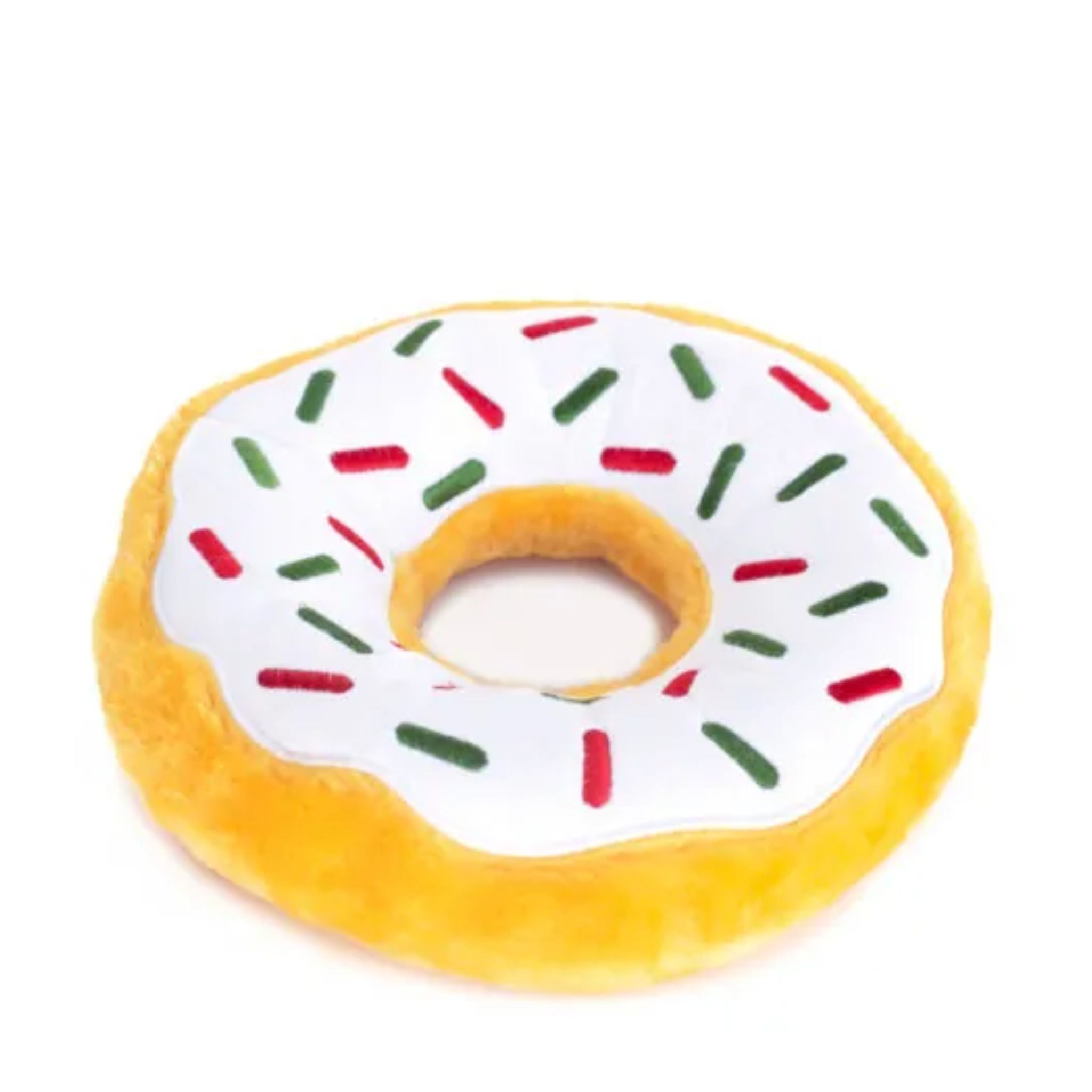 Zippy Paws Dog Toys Plush Donutz - Peppermint | PeekAPaw Pet Supplies
