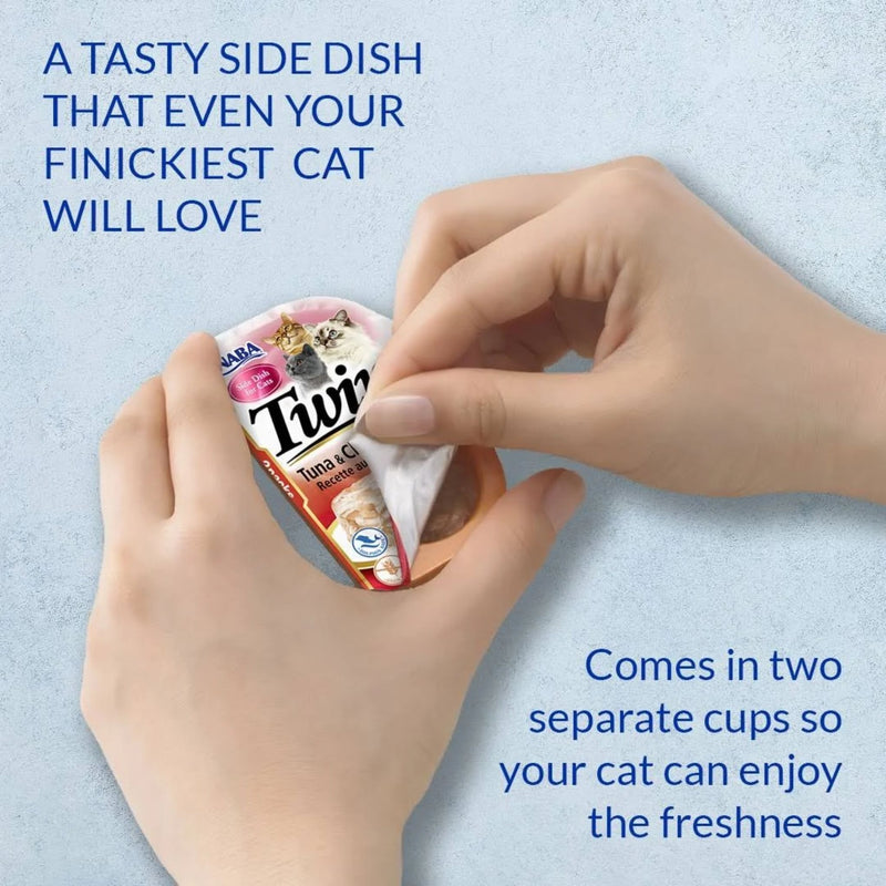 Inaba Cat Treat Twin Cups Tuna & Chicken with Salmon Recipe