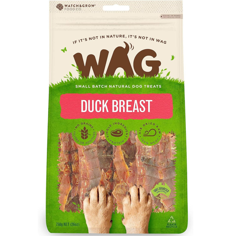 WAG Duck Breast 750g | PeekAPaw Pet Supplies