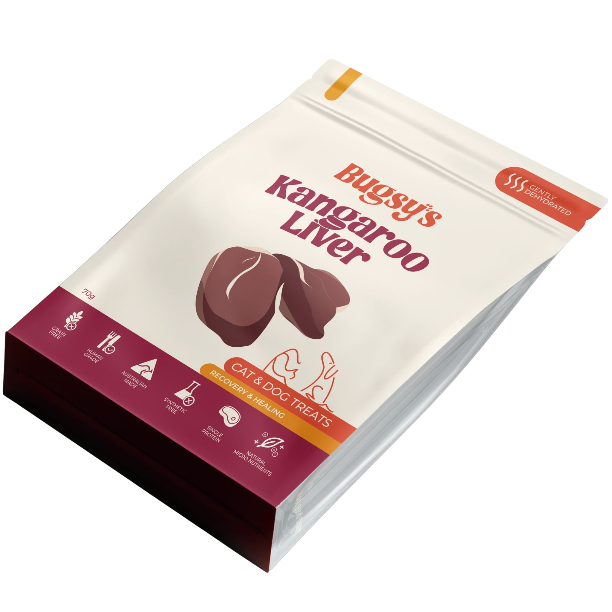 Bugsy's Kangaroo Liver Pet Treats