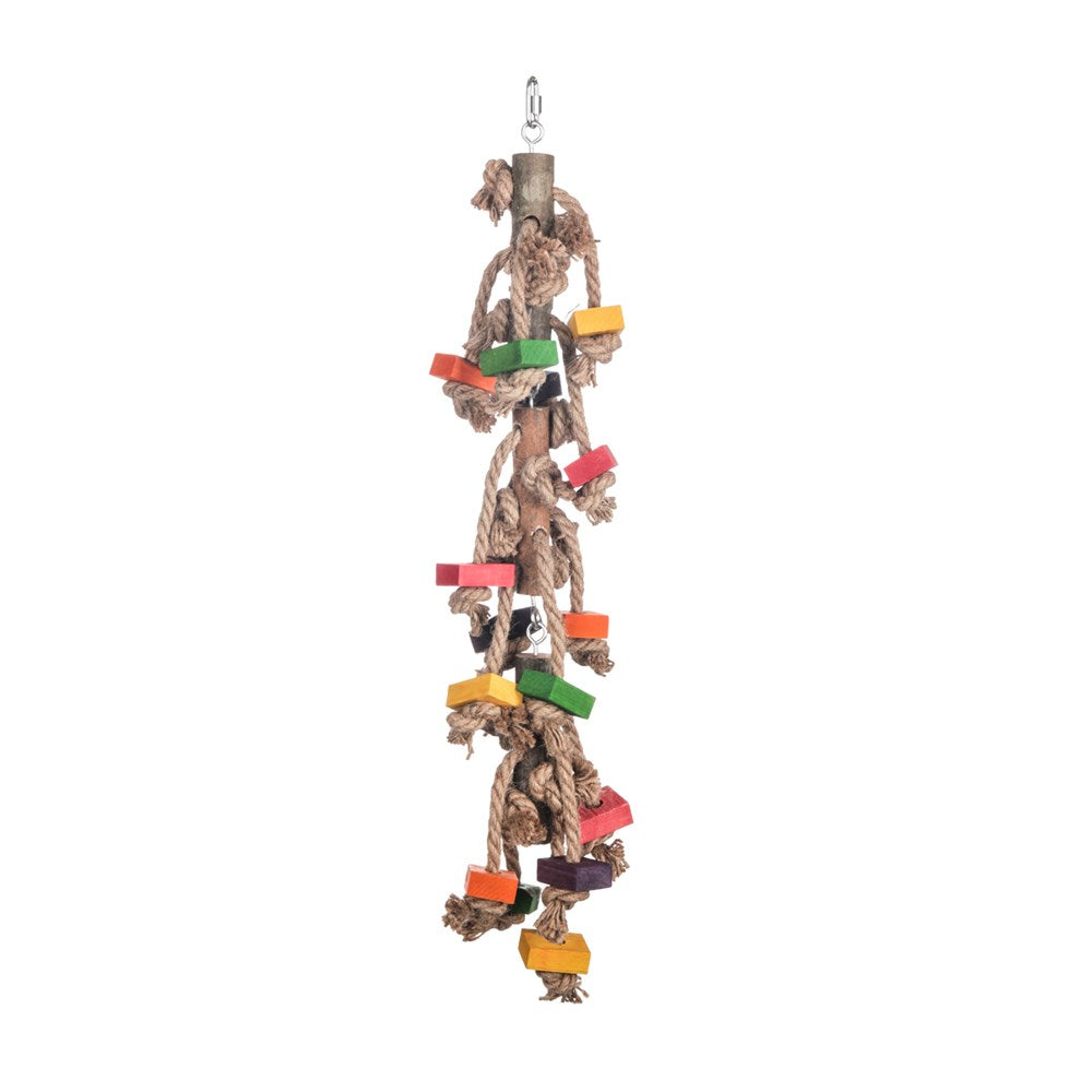 Nature Island Bird Toys Hanging Toy With Hemp Rope