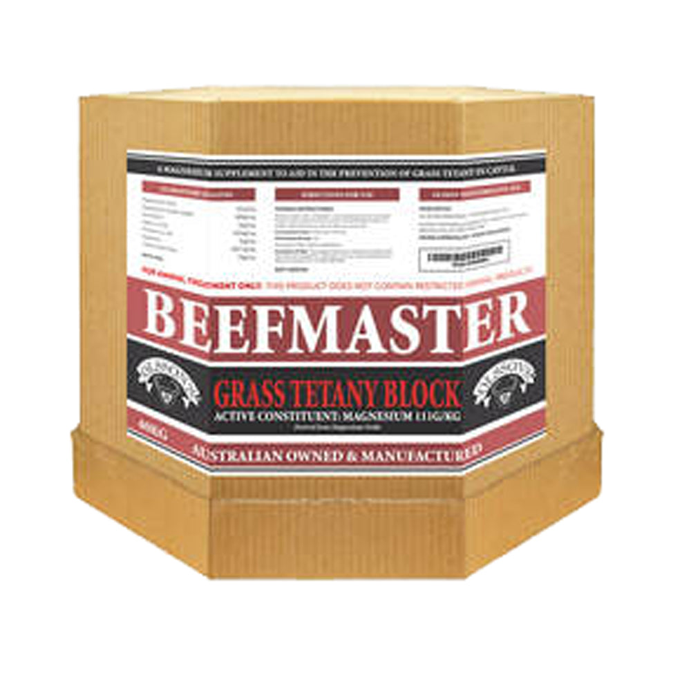 Olssons Beefmaster Grass Tetany Block front of pack