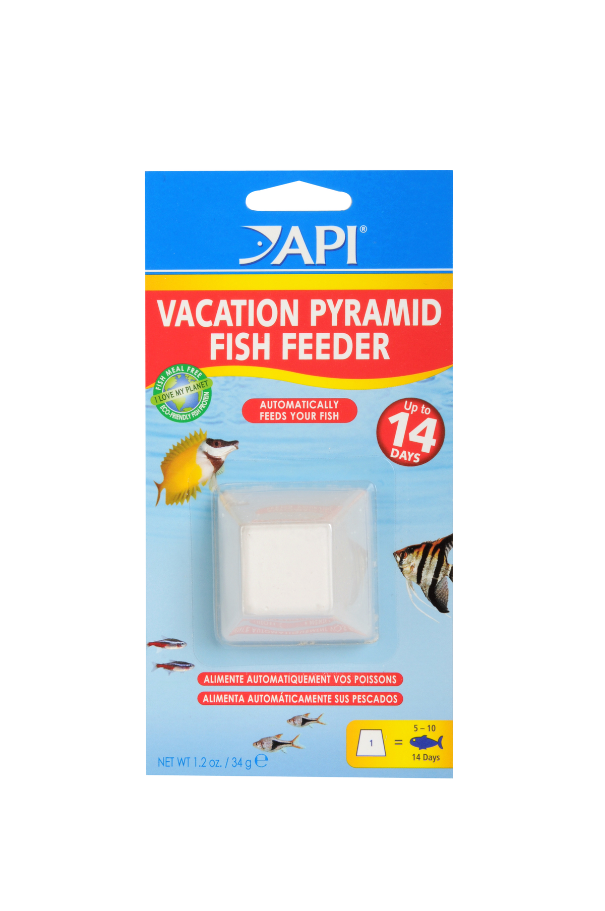 API Pyramid Fish Feeder - Vacation 14 Day