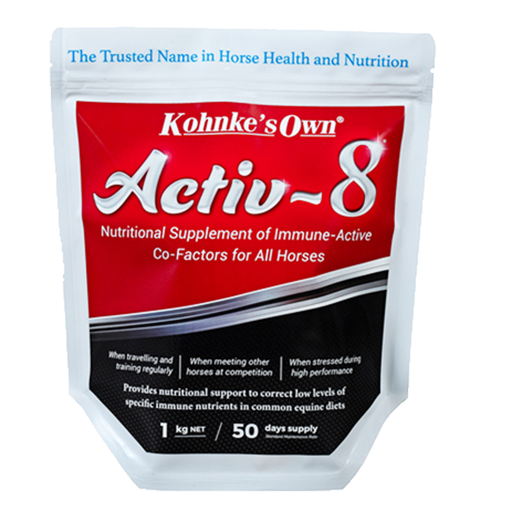 Kohnke's Own Activ-8 horse immune supplement 1kg pouch