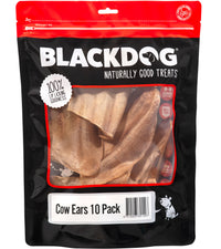 BlackDog Cow Ears Dog Treats 10pk