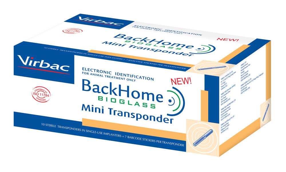 Virbac BackHome Mini Microchips Chip Only (10 Pack)