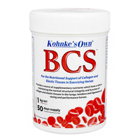 Kohnke's Own BCS collagen and elastic tissue support powder for horses, front of pack