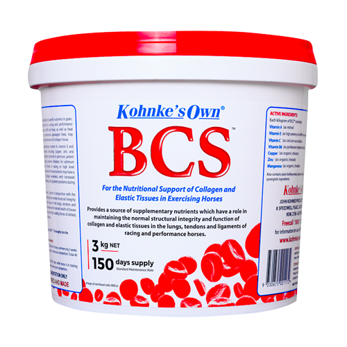 Kohnke's Own BCS horse supplement 3kg pack