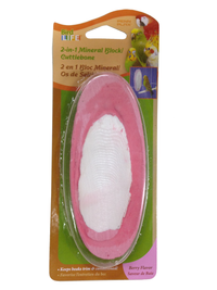 Penn Plax Bird Life Mineral Treat with Cuttlebone - Regular Berry | PeekAPaw Pet Supplies