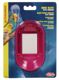 Living World Bird Bath with Mirror on Card